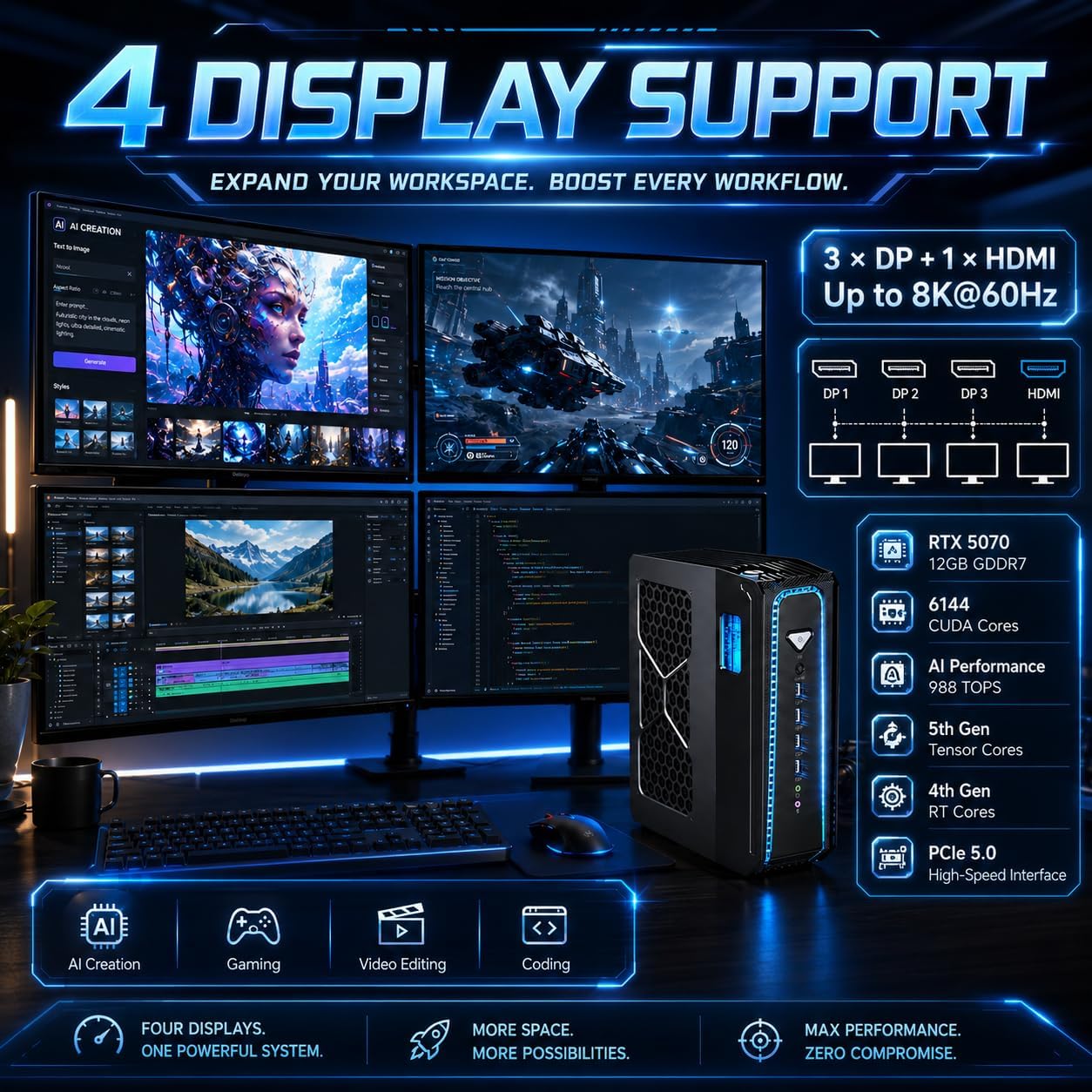 Msecore 액체 냉각 미니 PC 인텔 코어 i9-1 - Desktop Gaming Gpu 32Gb 리뷰 및 가격